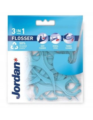 JORDAN flosser 3w1 36 szt. + 14