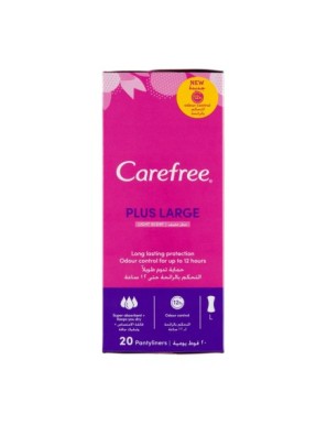 Carefree Plus Large Wkładki higieniczne 20 sztuk