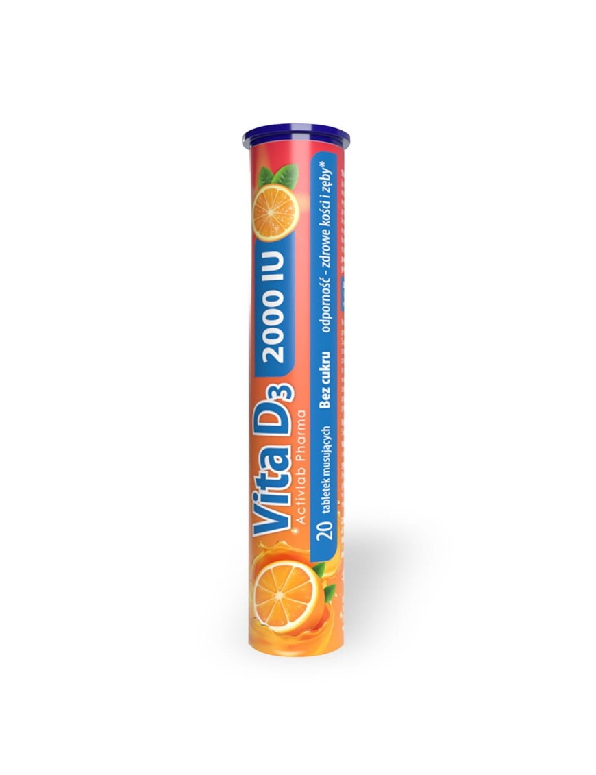 Vita D3 2000 Smak pomarańczowy Activlab Pharma