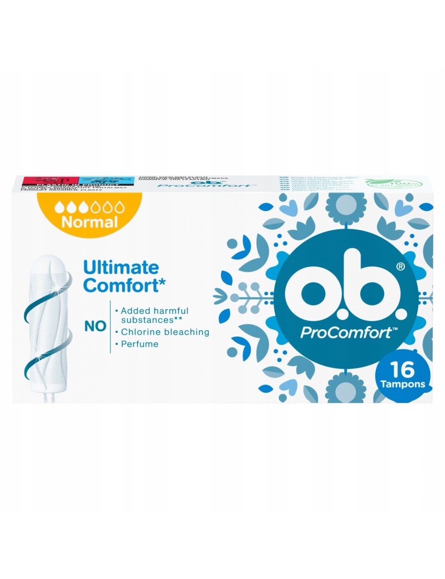 O.B. ProComfort Normal Tampony 16 sztuk