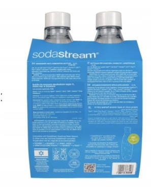 SodaStream butelka Fuse biała 1 L - DWUPAK