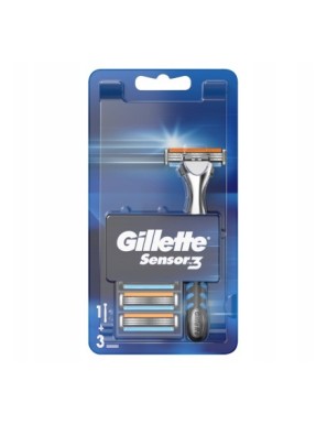 Gillette Sensor3 Maszynka do golenia + 3 ostrza