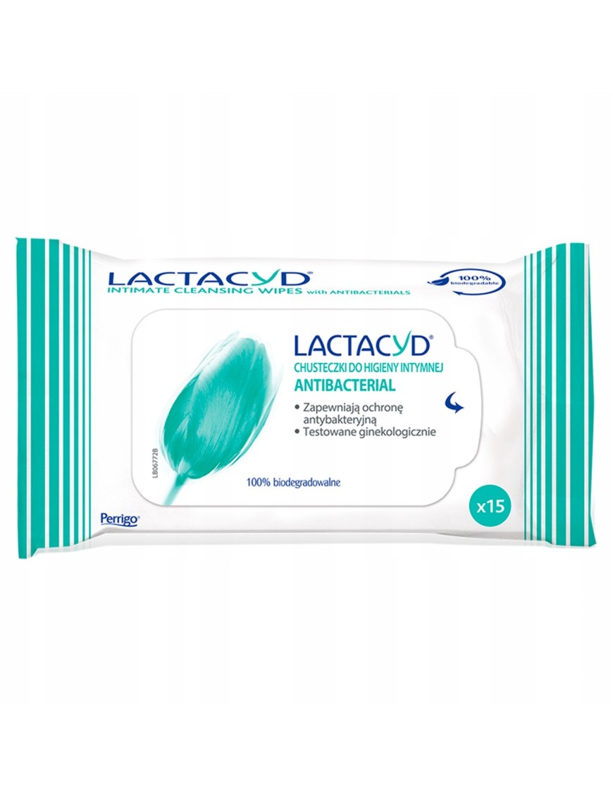 Lactacyd Antibacterial Chusteczki go higieny 15szt