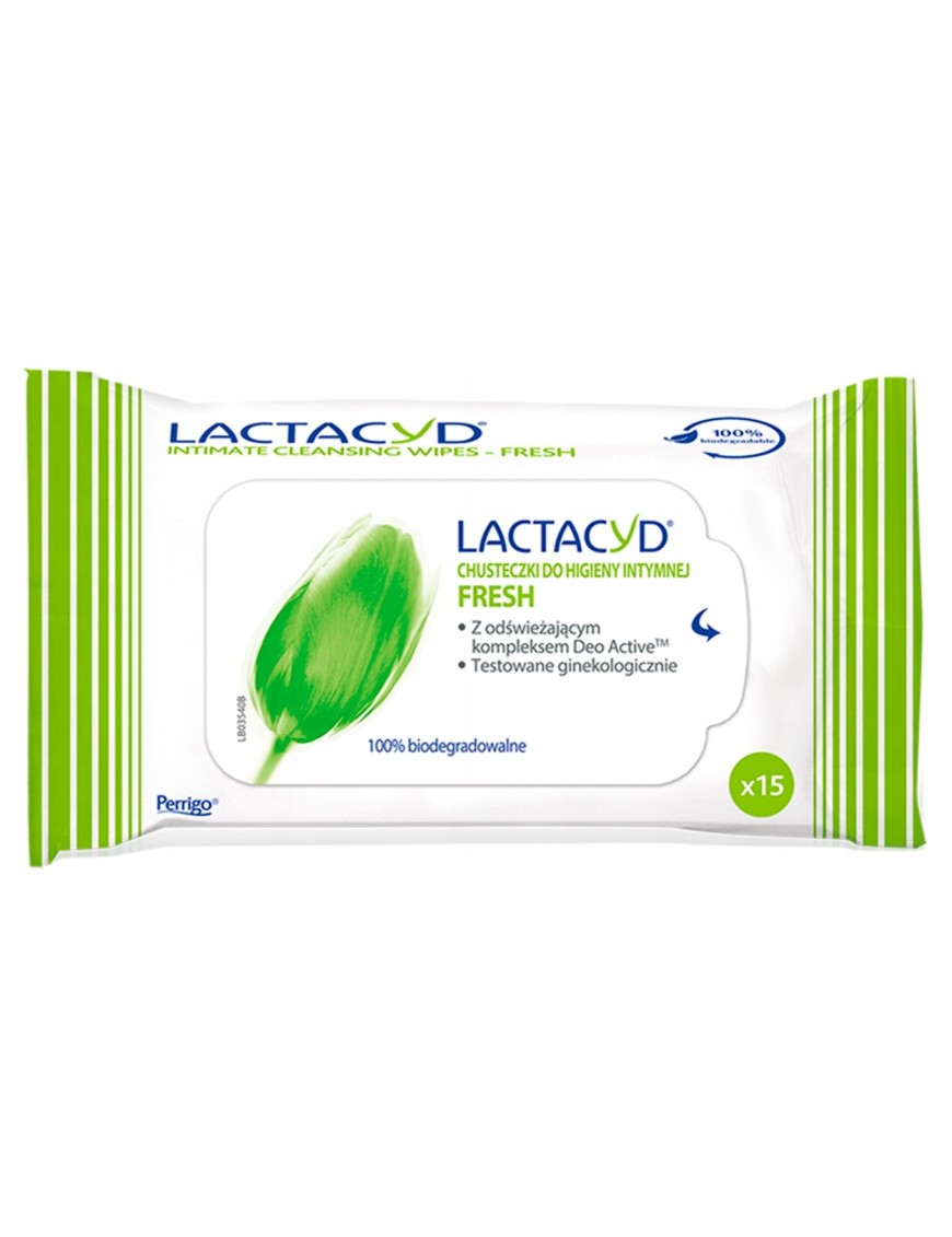 Lactacyd Fresh Chusteczki do higieny intymnej 15 s