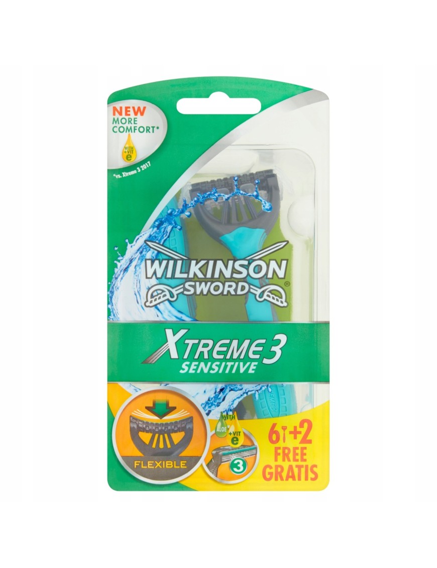 Wilkinson Sword Xtreme3 maszynki do golenia 8 sztu