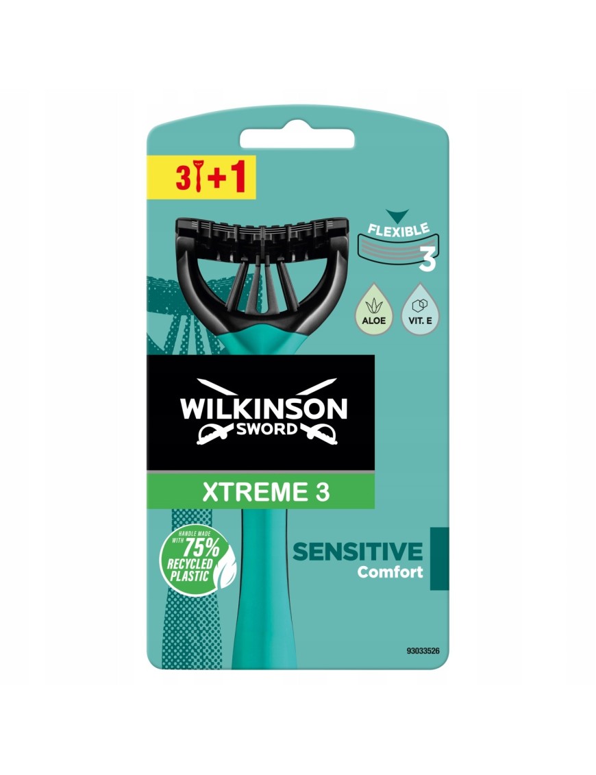 Wilkinson Sword Xtreme3 maszynki do golenia 4 sztu