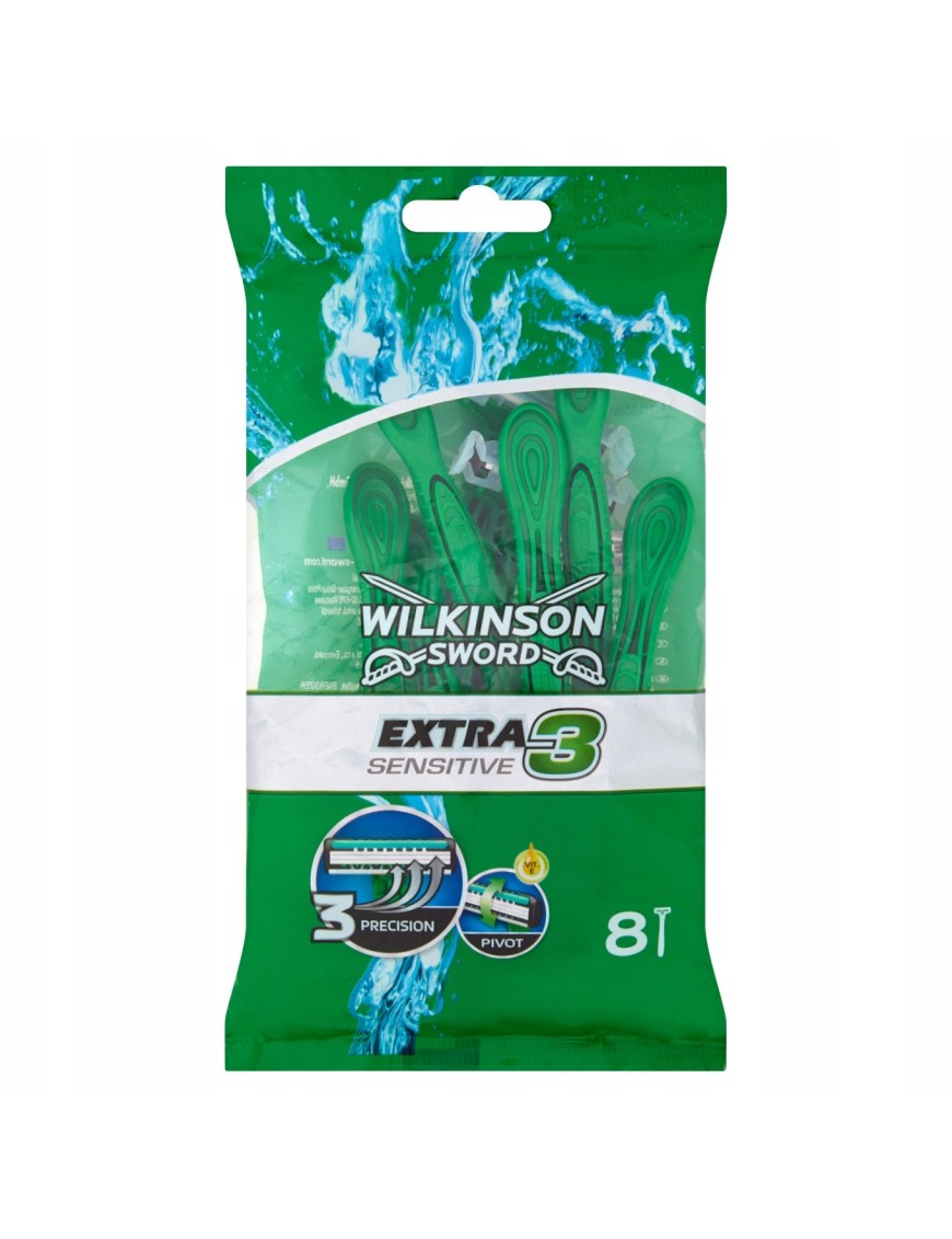 Wilkinson Sword Extra3 maszynki do golenia 8 sztuk