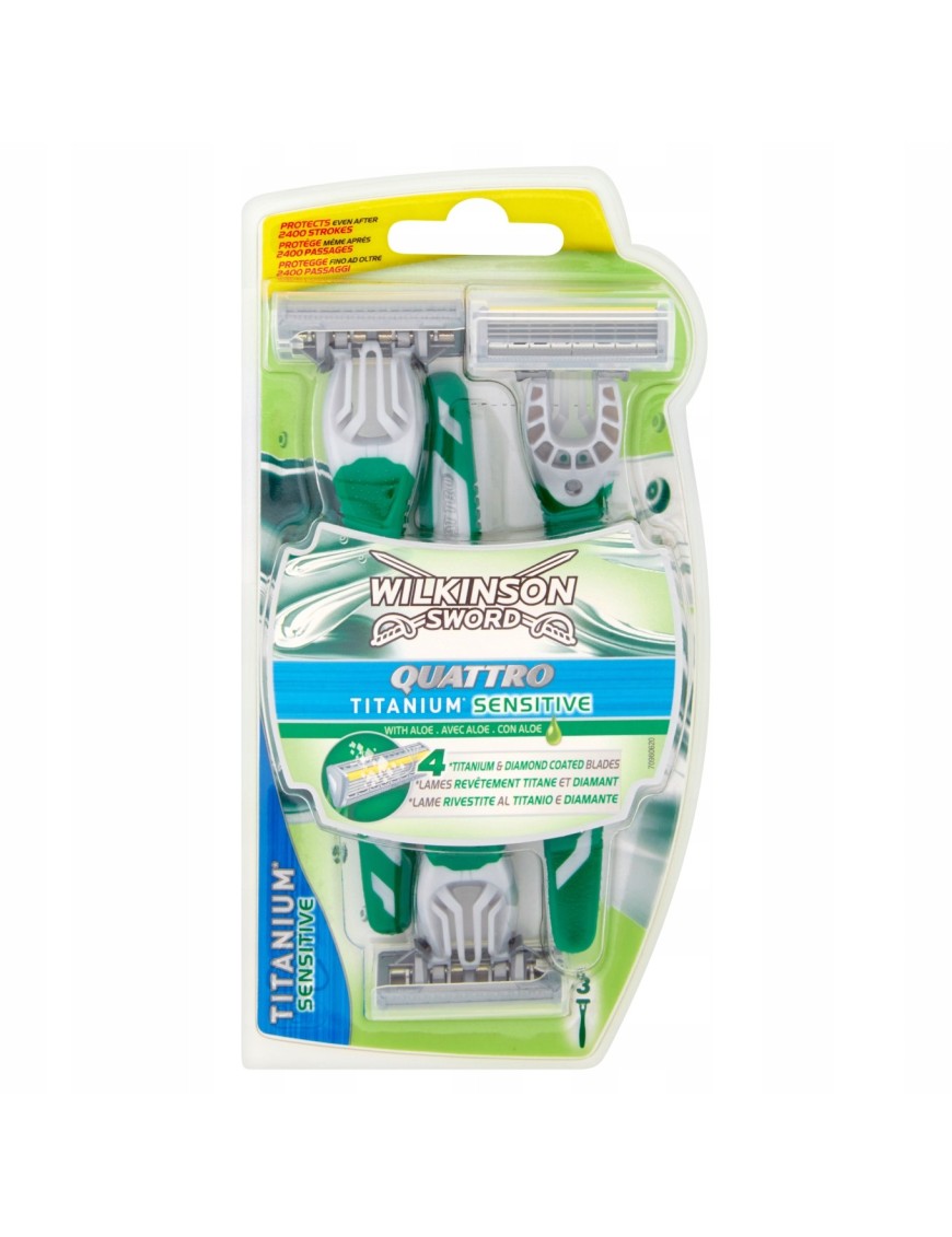 Wilkinson Sword Quattro maszynki do golenia 3sztuk