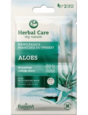 HERBAL CARE Maseczka nawilżająca ALOES 2x5 ml