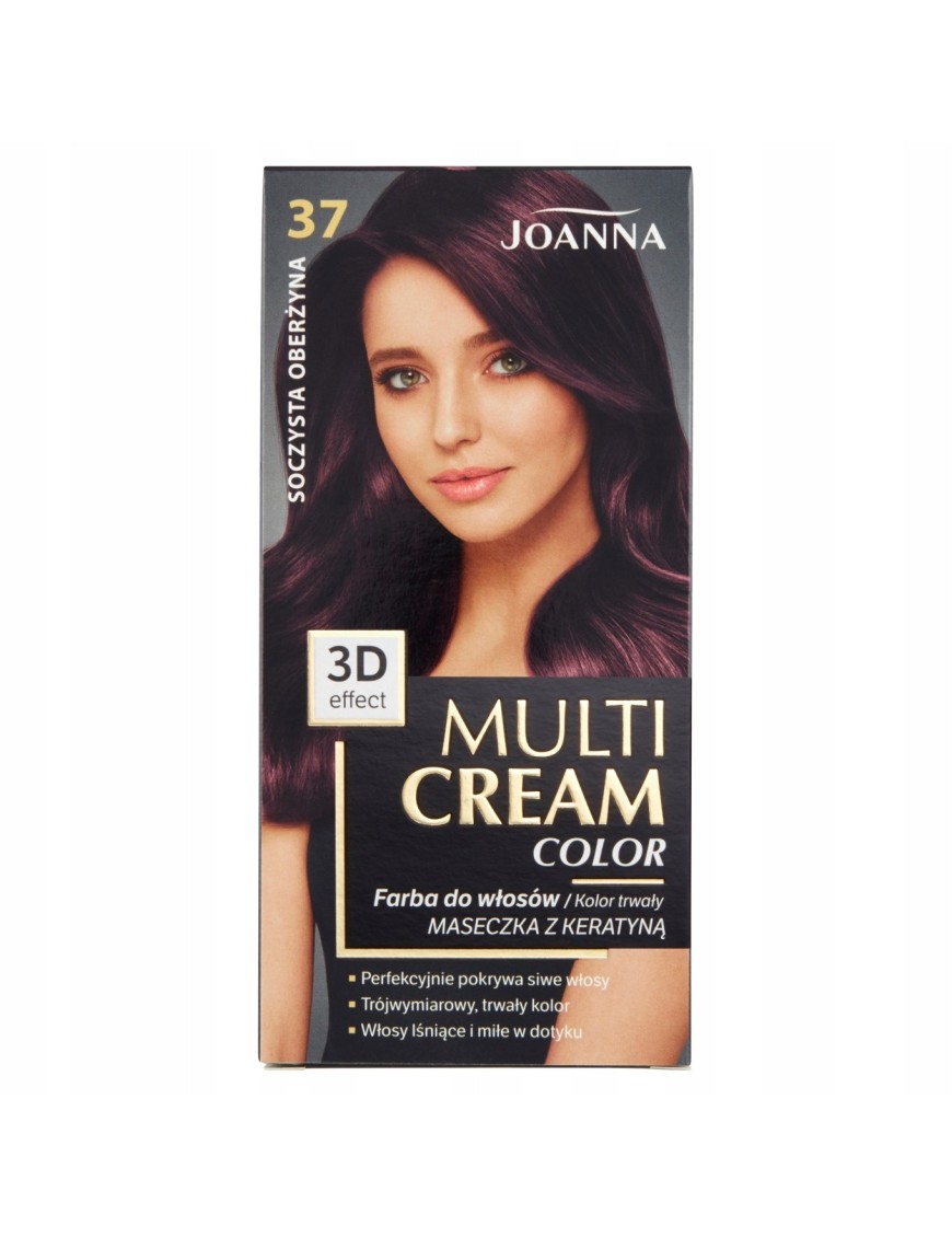 Joanna Multi Farba do włosów soczysta oberżyna 37