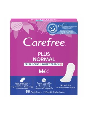 Carefree Plus Normal Wkładki higieniczne zapach