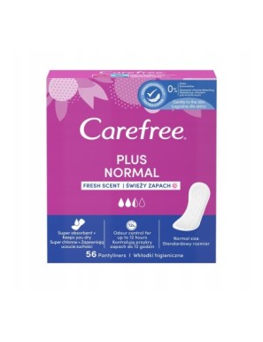 Carefree Plus Normal Wkładki higieniczne zapach