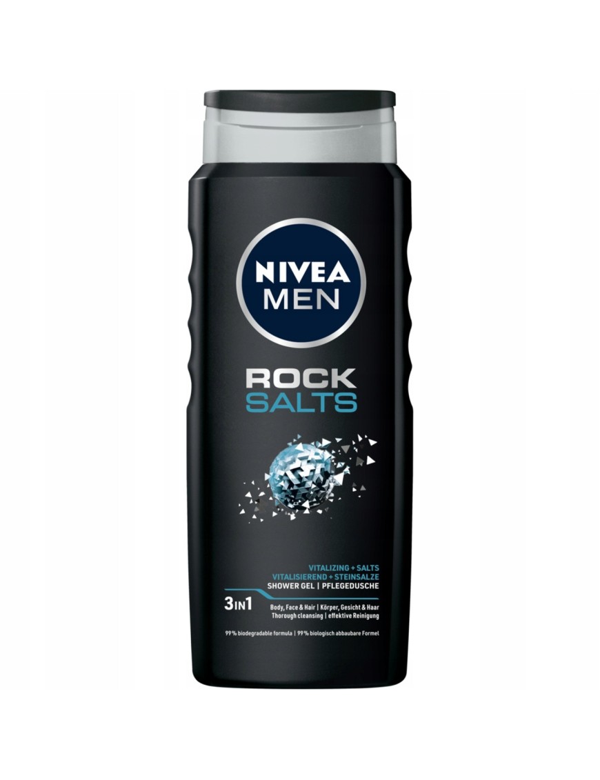 Nivea MEN Rock Salts Żel pod prysznic 500ml