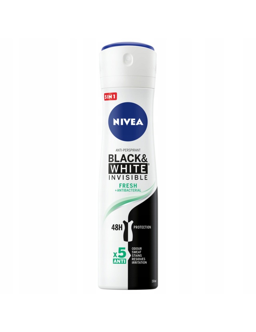 Black&White Fresh Antyperspirant Spray 150ml