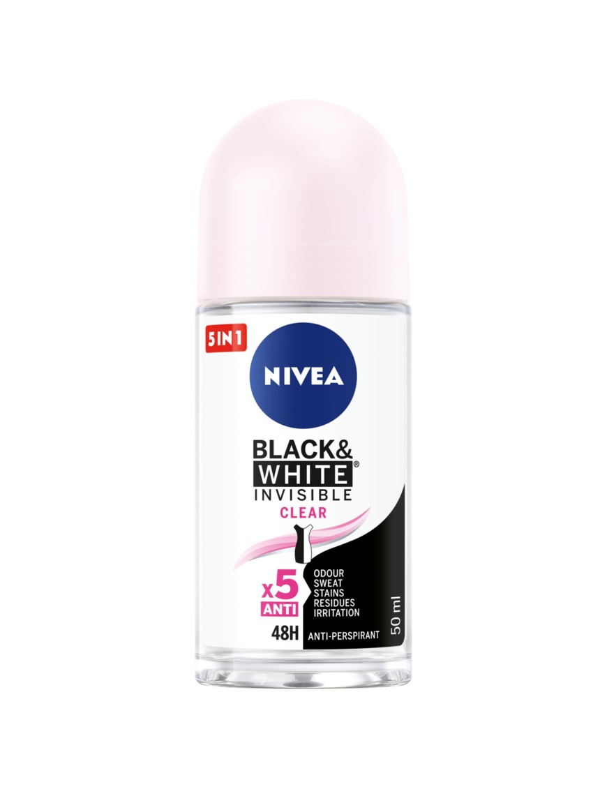 NIVEA BlackWhite Clear dezodorant kulka 50ml