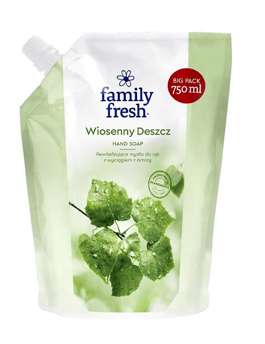 FAMILY FRESH Refill Mydło Wiosenny Deszcz 750ml