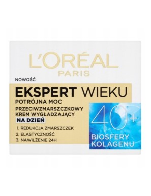 L'Oreal Paris 40+ Przeciwzmarszczkowy wygładzający