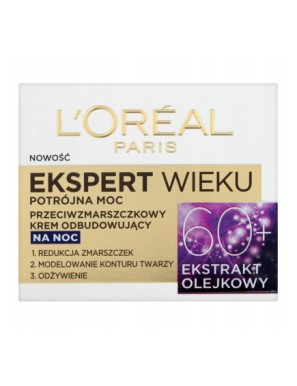 L'Oreal Paris 60+ Przeciwzmarszczkowy odbudowujący