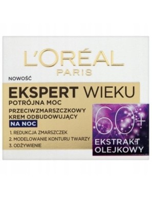 L'Oreal Paris 60+ Przeciwzmarszczkowy odbudowujący