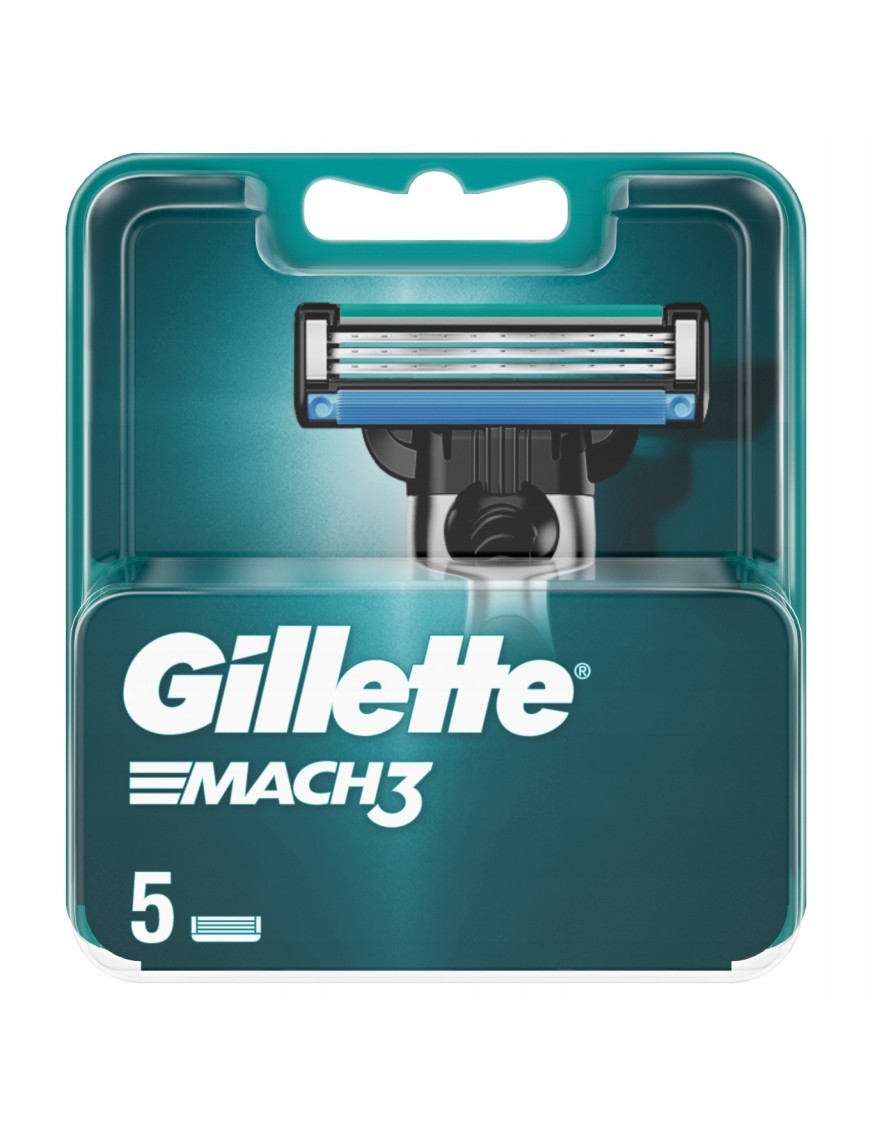 Gillette Mach3 Ostrza wymienne do maszynki 5 sztuk