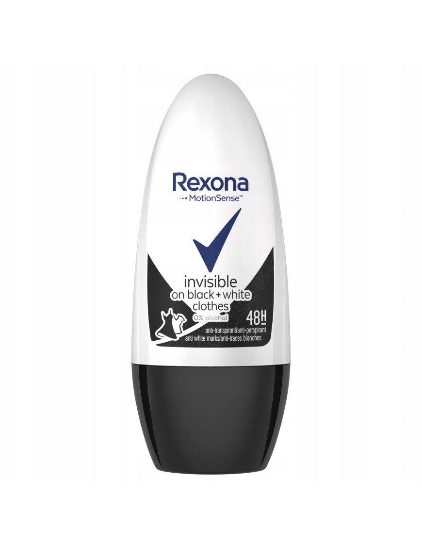 Rexona Invisible Black+White Antyperspirant 50 ml