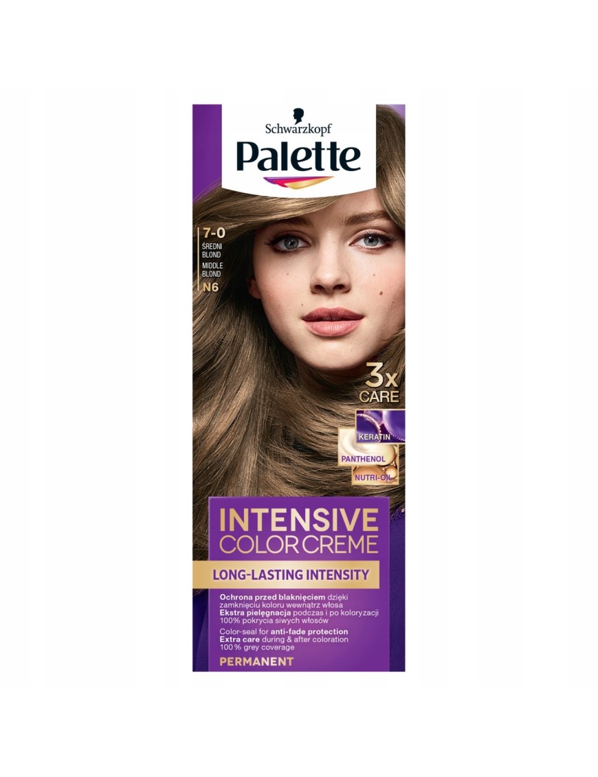 Palette Intensive Color 7-0 (N6) średni blond