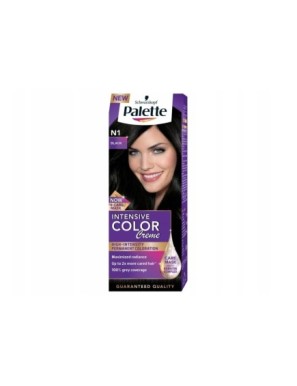 Palette Farba do włosów w kremie 1-0 (N1) czerń