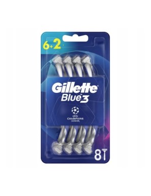 Gillette Blue3 Football maszynka do golenia 6+2szt