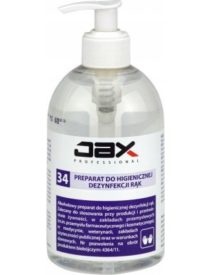 Jax Professional Preparat do dezynfekcji rąk 500ml