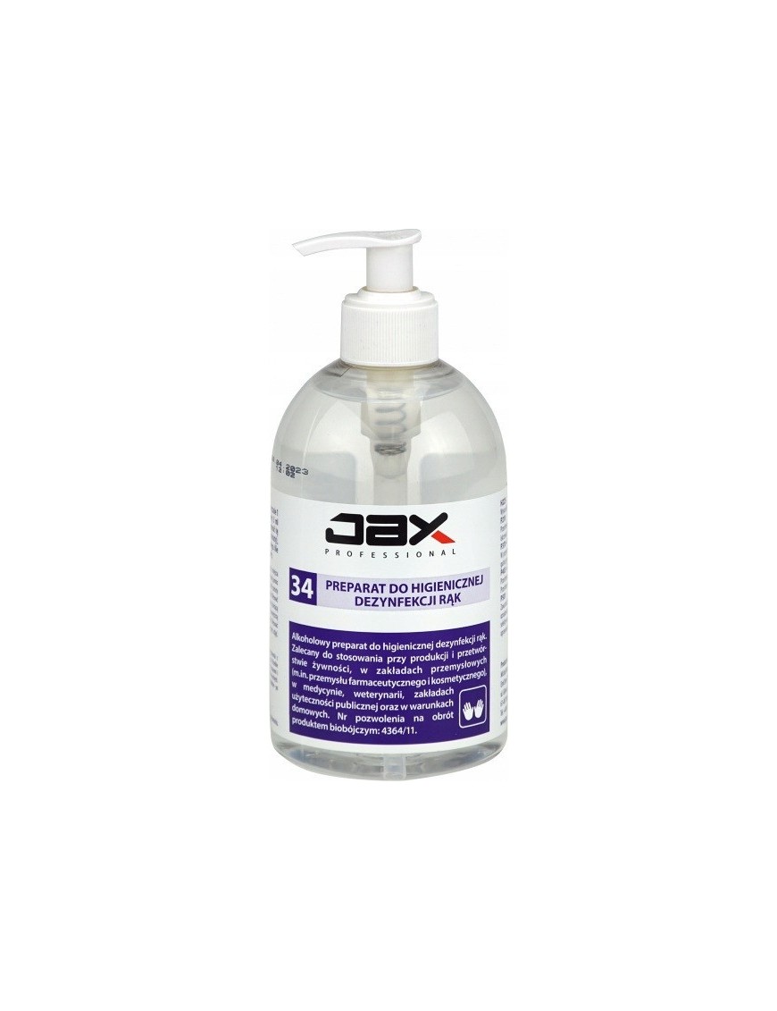 Jax Professional Preparat do dezynfekcji rąk 500ml