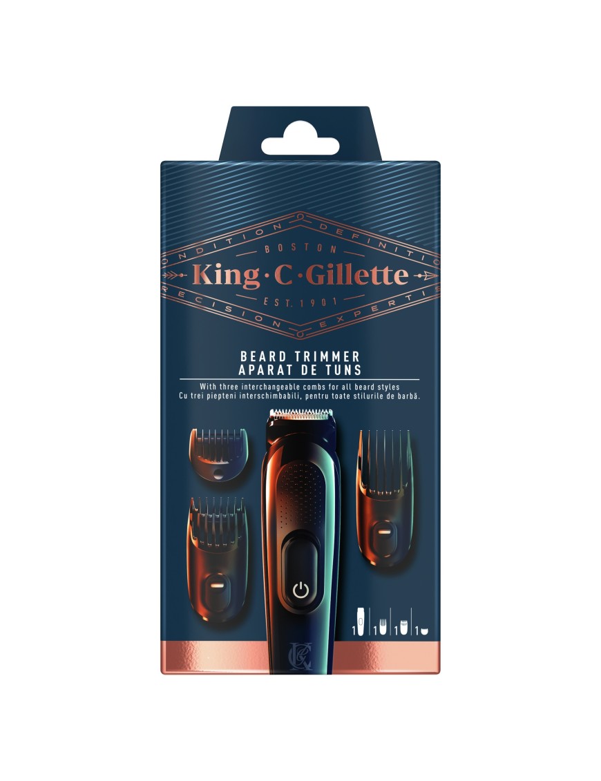 Trymer do brody Gillette King C + 3 końcówki