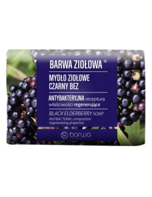 Barwa Ziołowa Mydło Ziołowe Czarny Bez 100g