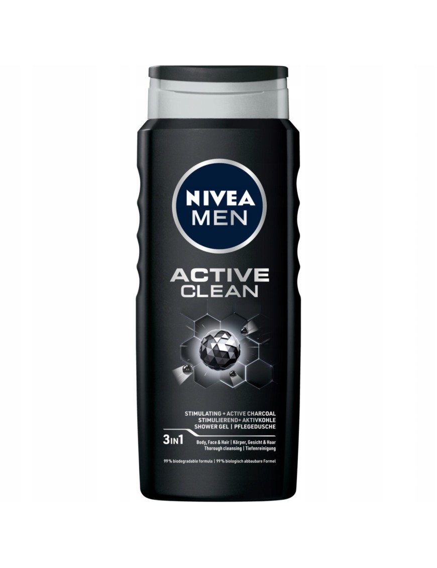 Nivea MEN Clean Żel pod prysznic dla mężczyzn