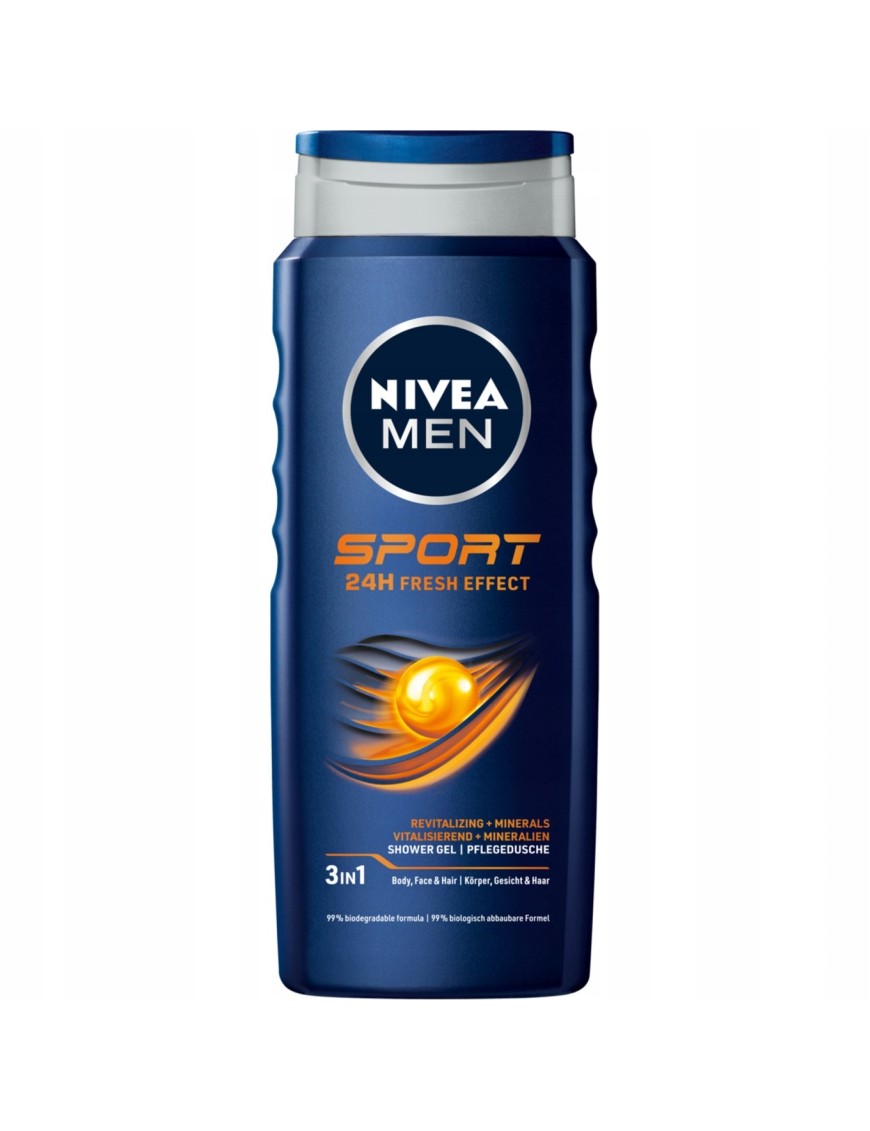 Nivea MEN Sport Żel pod prysznic dla mężczyzn 500m