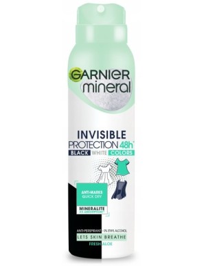 Garnier Mineral Black White Fresh Aloe spray 150ml