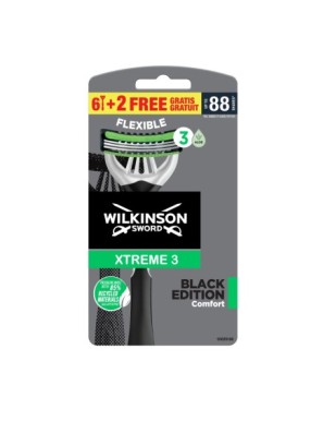 Wilkinson Sword Xtreme3 Black Edition 6+2