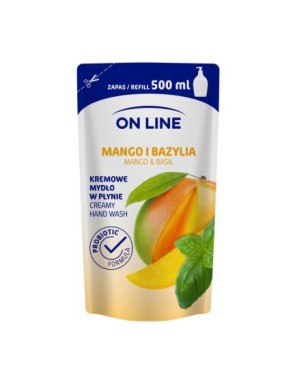 On Line mydło w płynie o mango i bazylia 500ml