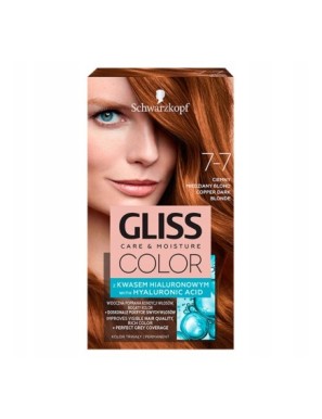 Schwarzkopf do włosów ciemny miedziany blond 7-7