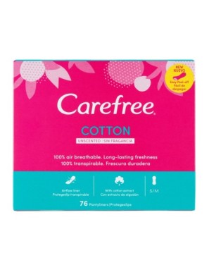 Carefree Cotton Wkładki higieniczne 76 szt