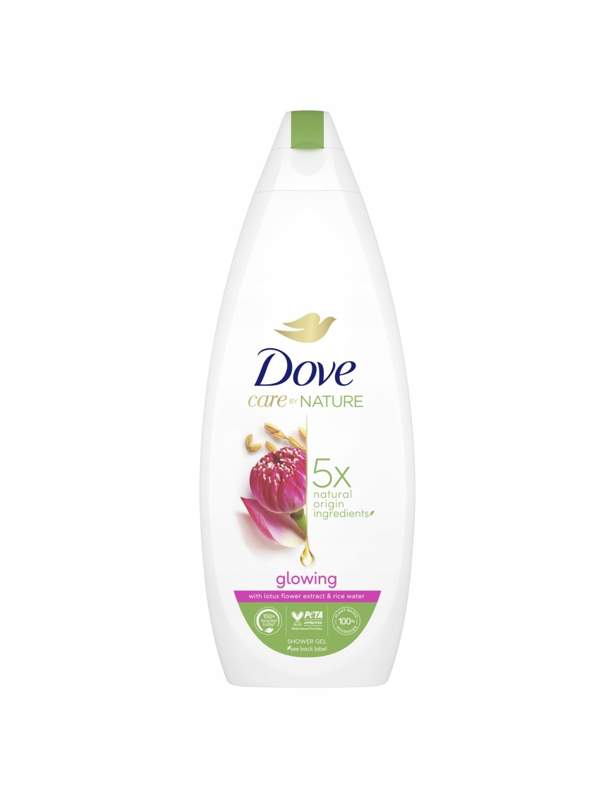 Żel pod prysznic Dove Care by Nature glowing 600ml