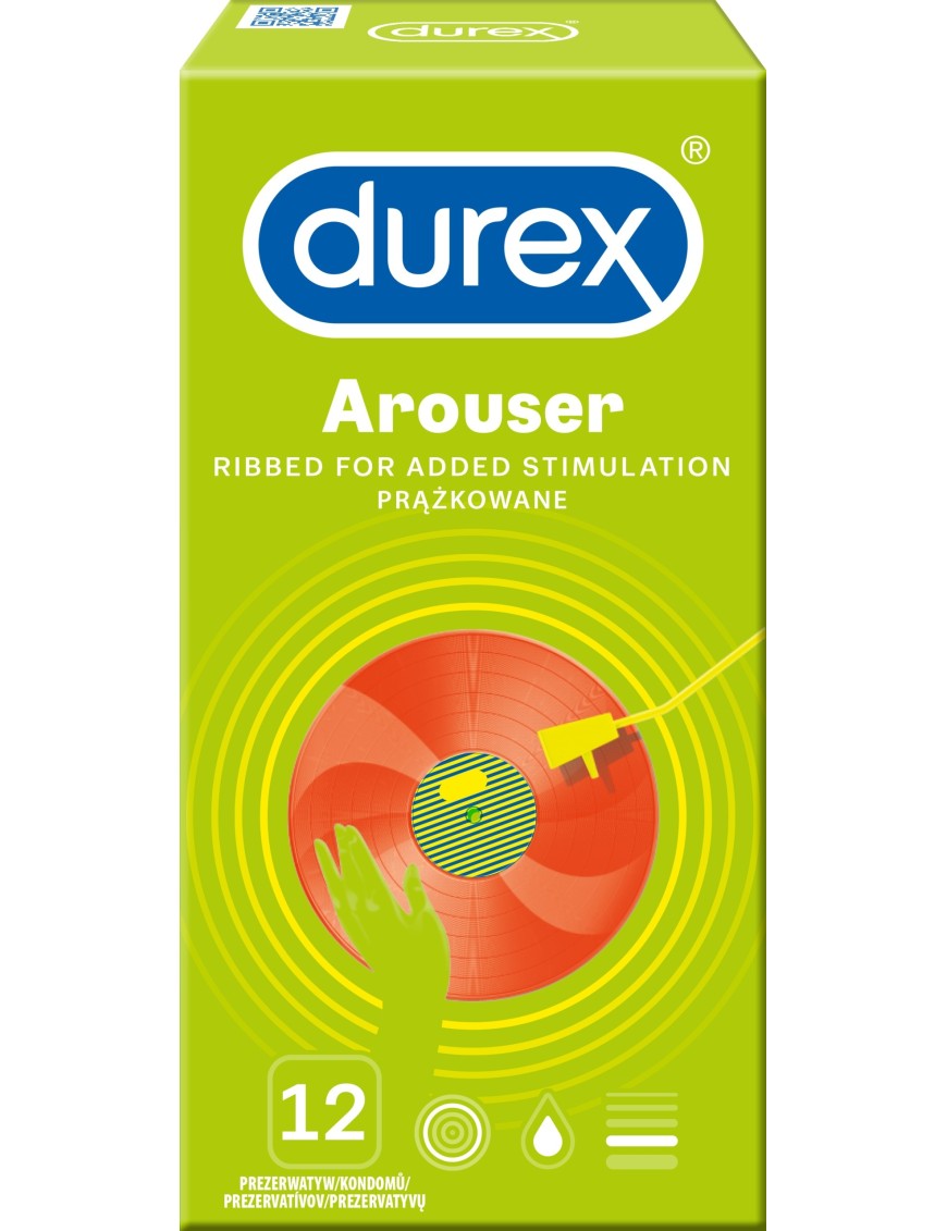 Durex Arouser Prezerwatywy 12 szt