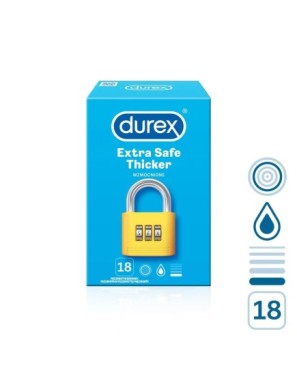 Durex Extra Safe Thicker Prezerwatywy 18 szt