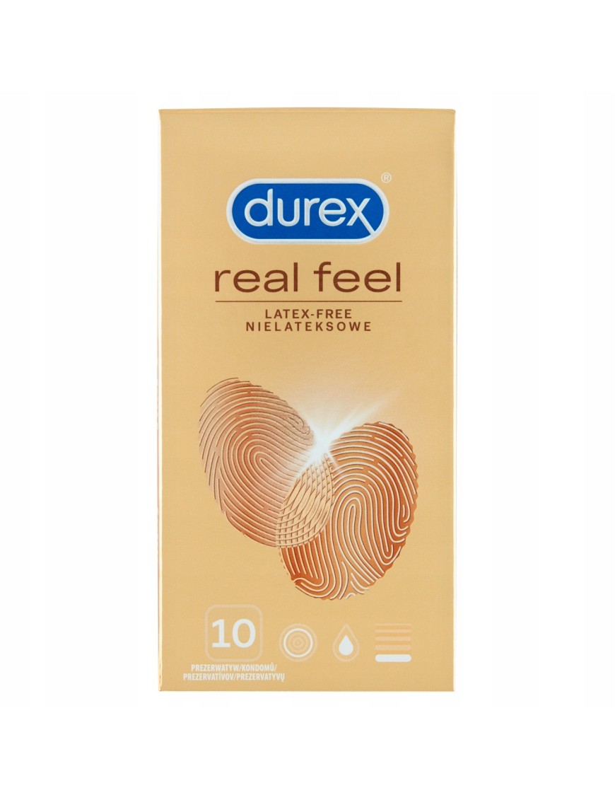 Durex Real Feel Prezerwatywy nielateksowe 10 szt