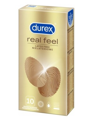 Durex Real Feel Prezerwatywy nielateksowe 10 szt