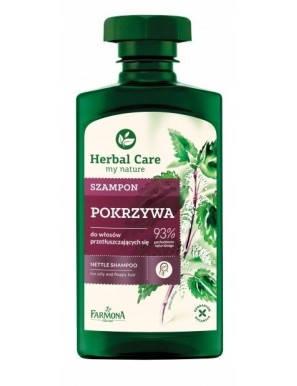 HERBAL CARE Szampon do włosów POKRZYWA 330 ml