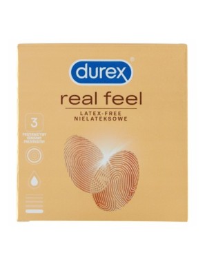 Durex Real Feel Prezerwatywy nielateksowe 3szt