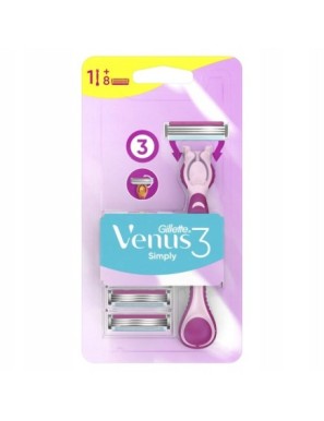 Gillette Simply Venus 3 maszynki do golenia + 8ost
