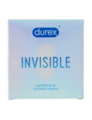 Durex Invisible Supercienkie Prezerwatywy 3szt