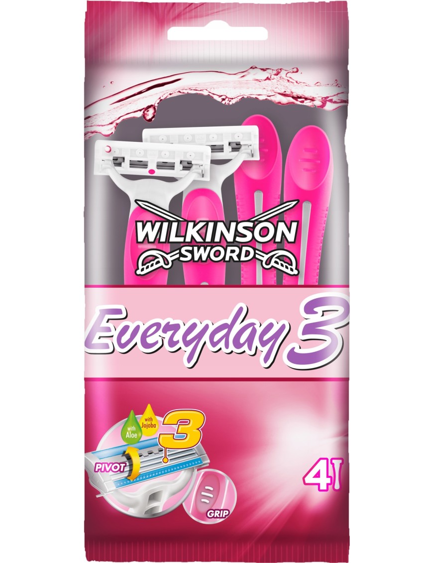 Wilkinson Sword Everyday 3 maszynki do golenia 4sz
