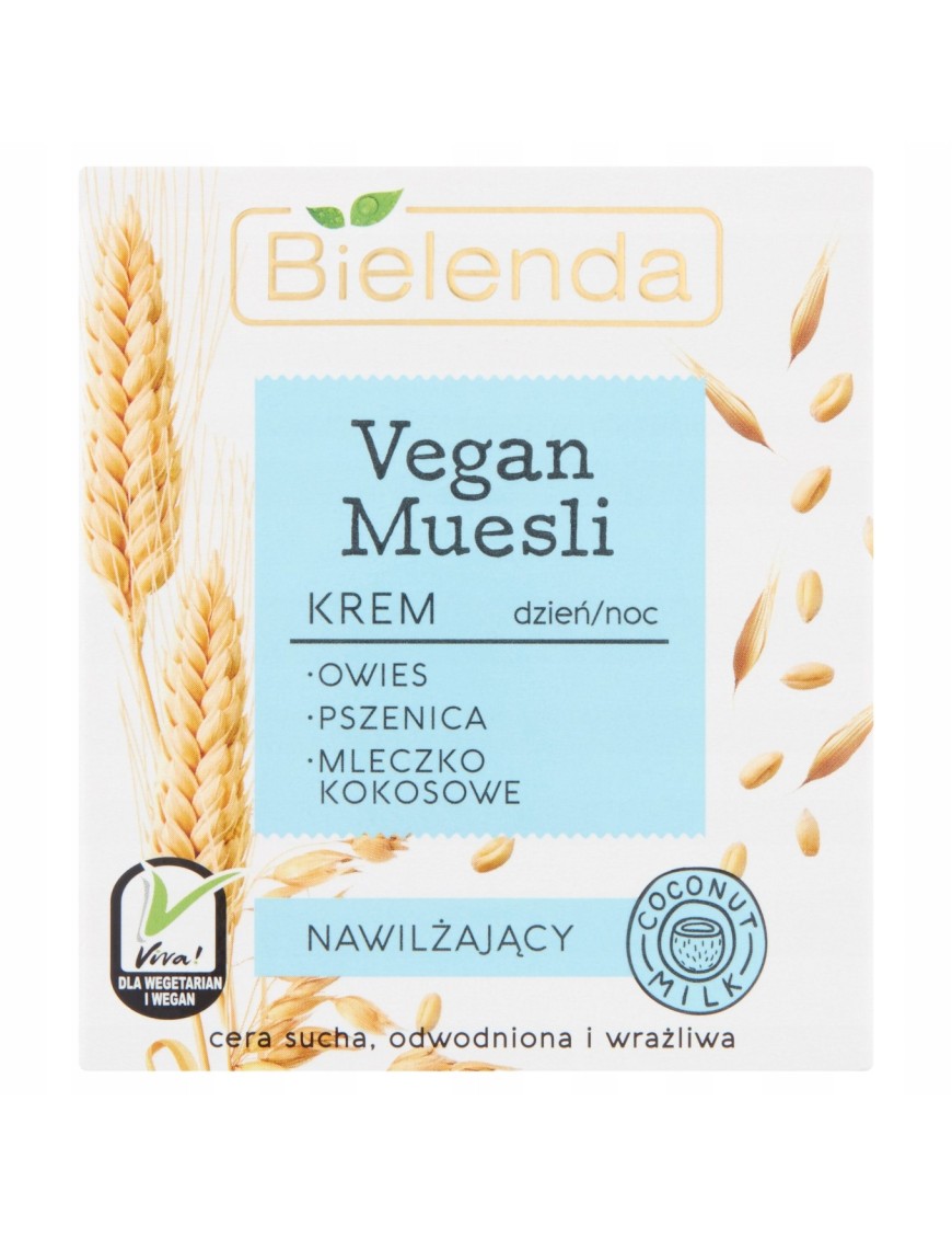 BIELENDA VEGAN MUESLI KREM NAWILŻAJACY 50 ML